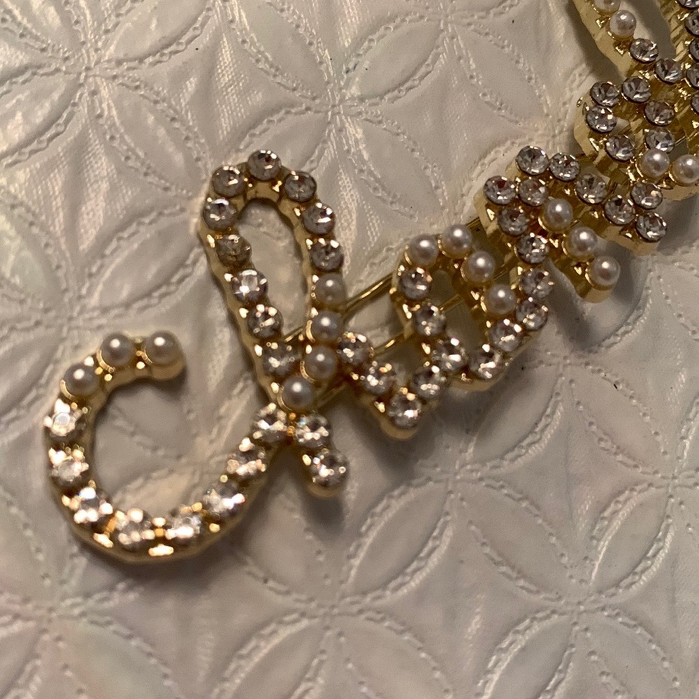 Chanel hair clip - gold colour frame - Picture 4 of 7
